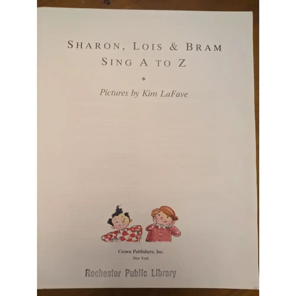 Sharon Lois & Bram Sing A to Z Song Book Illustrated‎ Nickelodeon Elephant Show